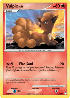 Vulpix 107/123 — Tesouros Misteriosos