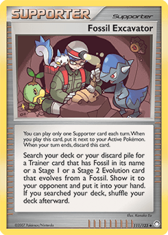 Fossil Excavator 111/123 — Tesouros Misteriosos