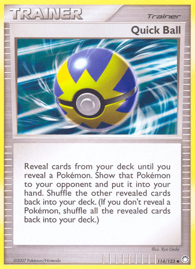 Carta Quick Ball 114/123 do set Mysterious Treasures — Pokémon TCG | Bynx