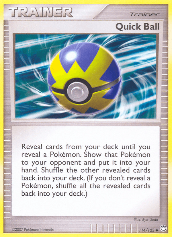 Carta Quick Ball 114/123 do set Mysterious Treasures — Pokémon TCG | Bynx
