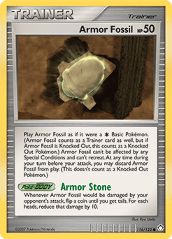 Armor Fossil 116/123 — Tesouros Misteriosos