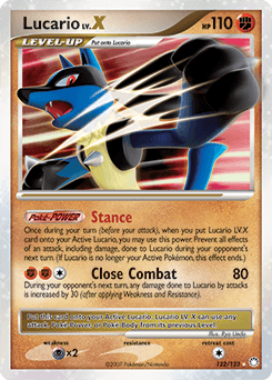 Lucario LV.X 122 — Mysterious Treasures
