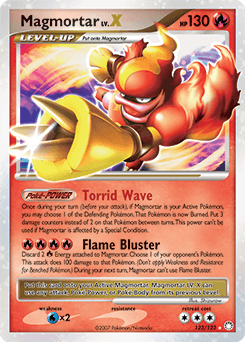 Magmortar LV.X 123 — Mysterious Treasures