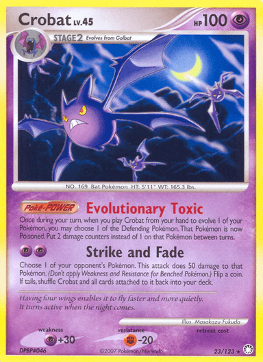 Carta Crobat 23/123 do set Mysterious Treasures — Pokémon TCG | Bynx