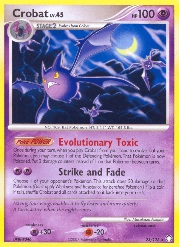 Carta Crobat 23/123 do set Mysterious Treasures — Pokémon TCG | Bynx