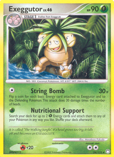 Carta Exeggutor 24/123 do set Mysterious Treasures — Pokémon TCG | Bynx