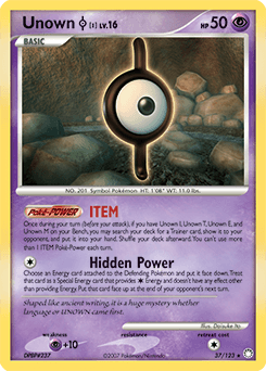 Unown [I] 37 — Mysterious Treasures