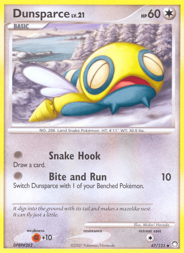 Carta Dunsparce 47/123 do set Mysterious Treasures — Pokémon TCG | Bynx