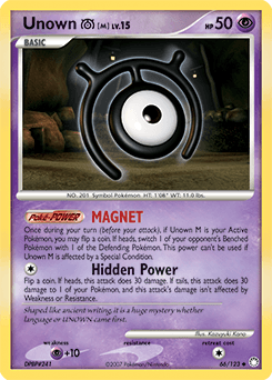 Unown [M] 66 — Mysterious Treasures