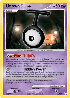 Unown [T] 67 — Mysterious Treasures