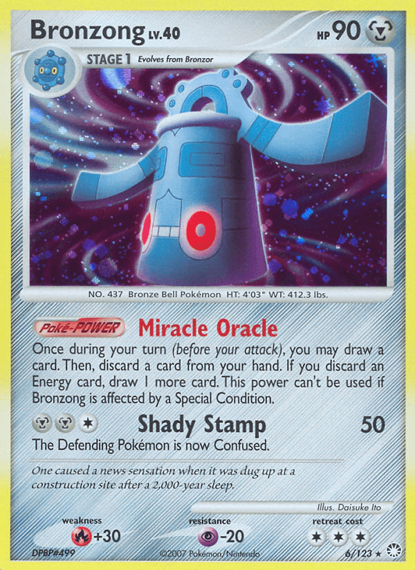 Carta Bronzong 6/123 do set Mysterious Treasures — Pokémon TCG | Bynx