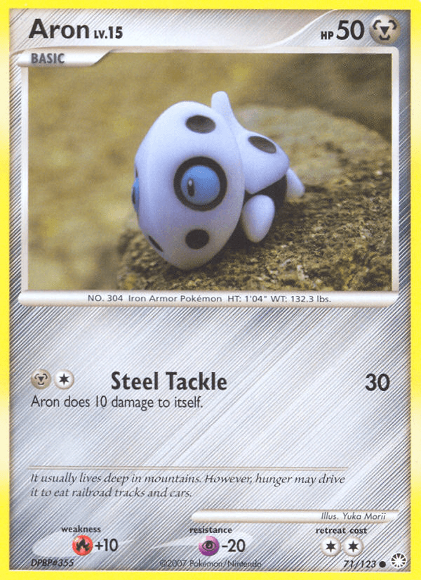 Carta Aron 71/123 do set Mysterious Treasures — Pokémon TCG | Bynx