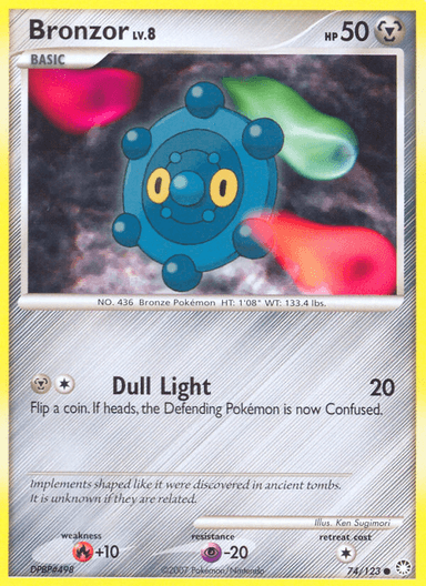 Carta Bronzor 74/123 do set Mysterious Treasures — Pokémon TCG | Bynx