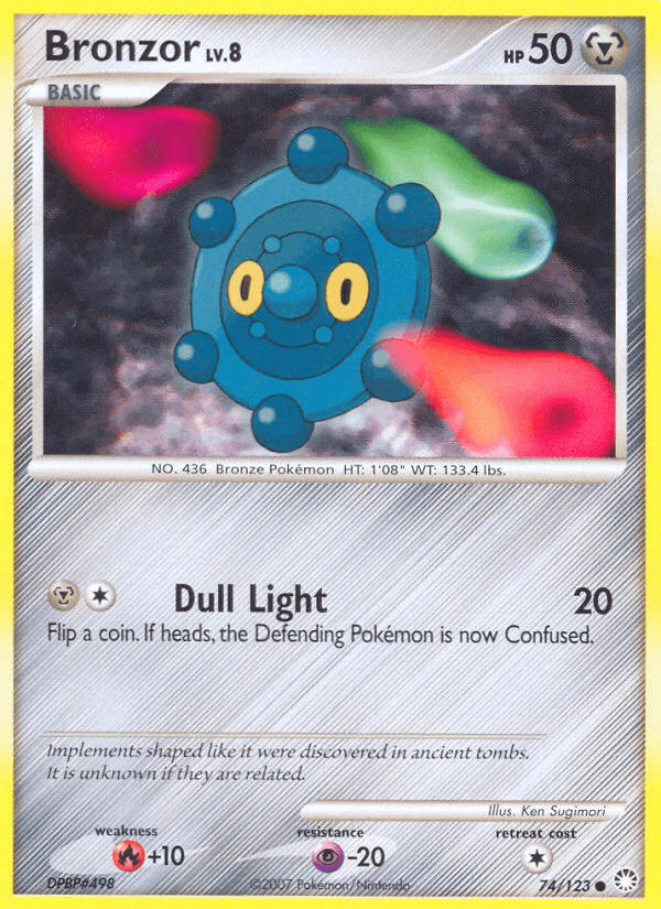 Carta Bronzor 74/123 do set Mysterious Treasures — Pokémon TCG | Bynx