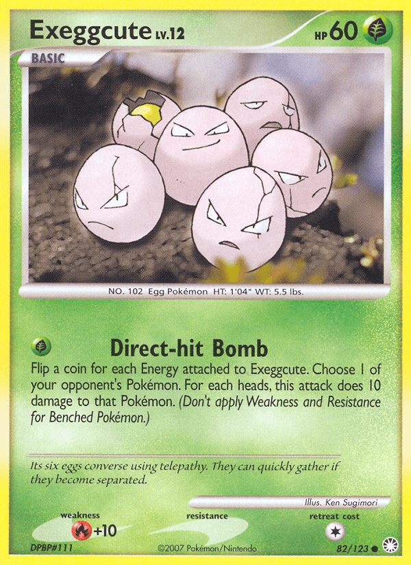 Carta Exeggcute 82/123 do set Mysterious Treasures — Pokémon TCG | Bynx