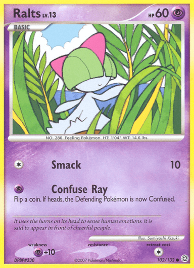 Carta Ralts 102/132 do set Secret Wonders — Pokémon TCG | Bynx