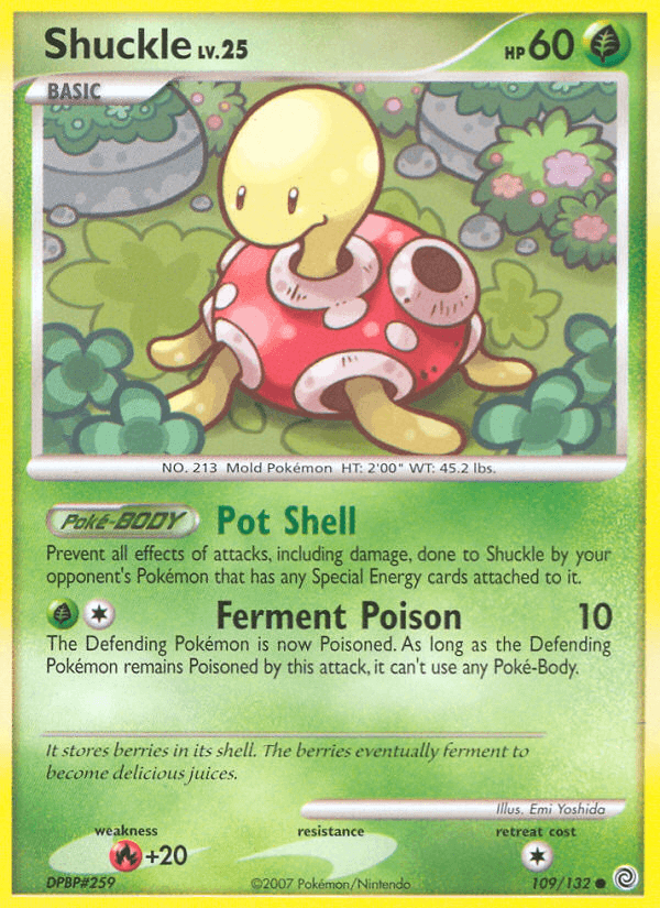 Carta Shuckle 109/132 do set Secret Wonders — Pokémon TCG | Bynx