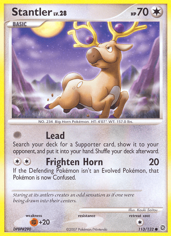 Carta Stantler 113/132 do set Secret Wonders — Pokémon TCG | Bynx