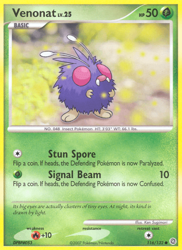 Carta Venonat 116/132 do set Secret Wonders — Pokémon TCG | Bynx