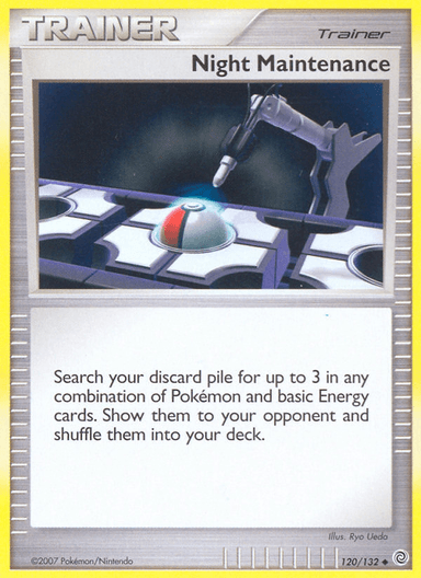 Carta Night Maintenance 120/132 do set Secret Wonders — Pokémon TCG | Bynx