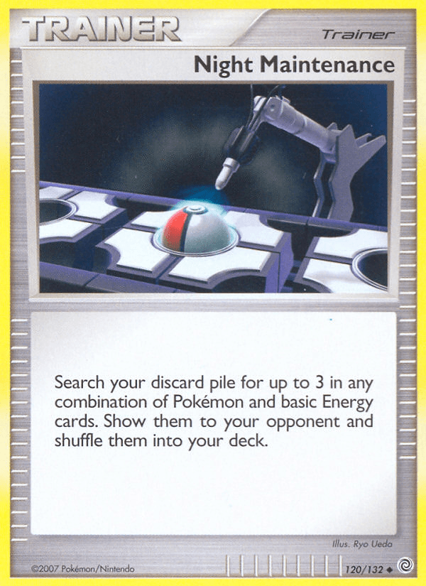 Carta Night Maintenance 120/132 do set Secret Wonders — Pokémon TCG | Bynx