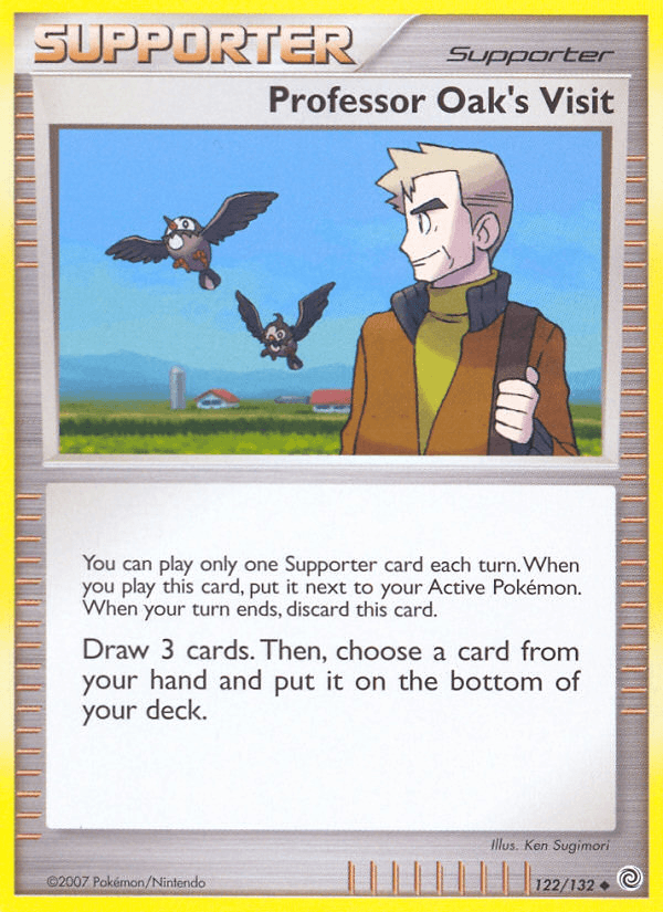 Carta Professor Oak's Visit 122/132 do set Secret Wonders — Pokémon TCG | Bynx
