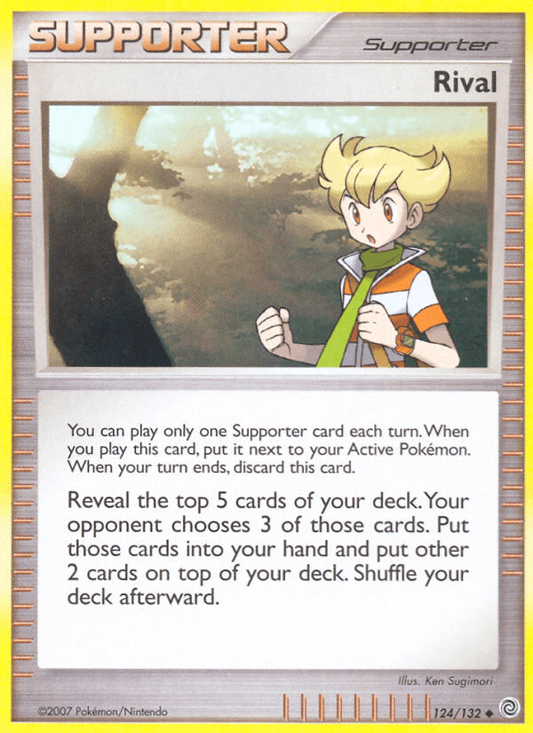 Carta Rival 124/132 do set Secret Wonders — Pokémon TCG | Bynx