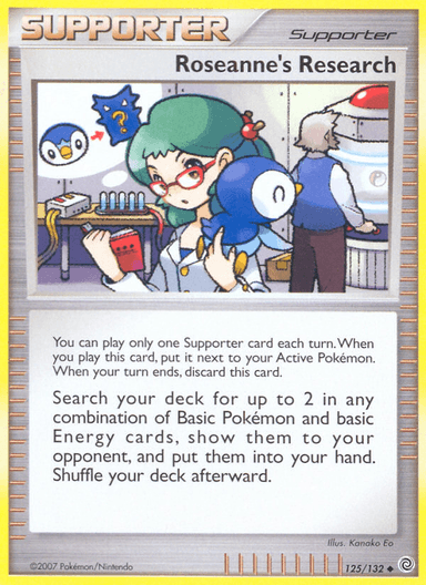 Carta Roseanne's Research 125/132 do set Secret Wonders — Pokémon TCG | Bynx