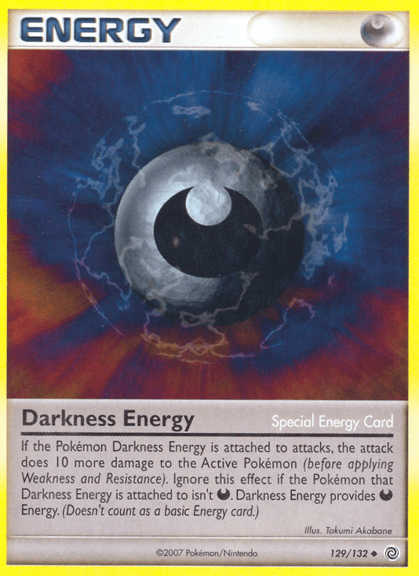 Carta Darkness Energy 129/132 do set Secret Wonders — Pokémon TCG | Bynx