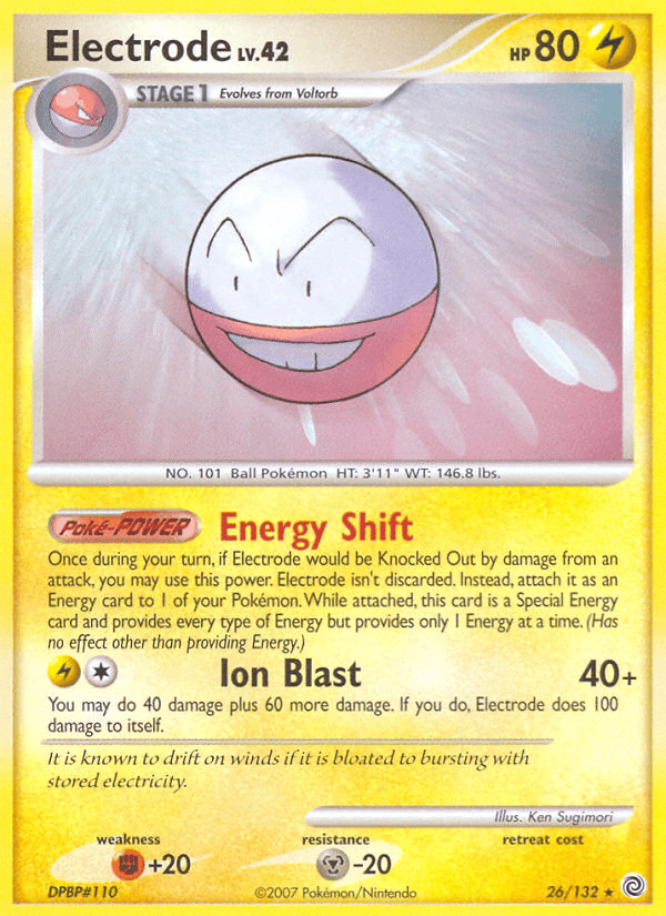 Carta Electrode 26/132 do set Secret Wonders — Pokémon TCG | Bynx