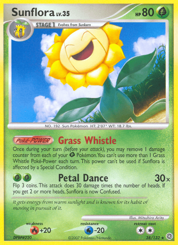 Carta Sunflora 38/132 do set Secret Wonders — Pokémon TCG | Bynx