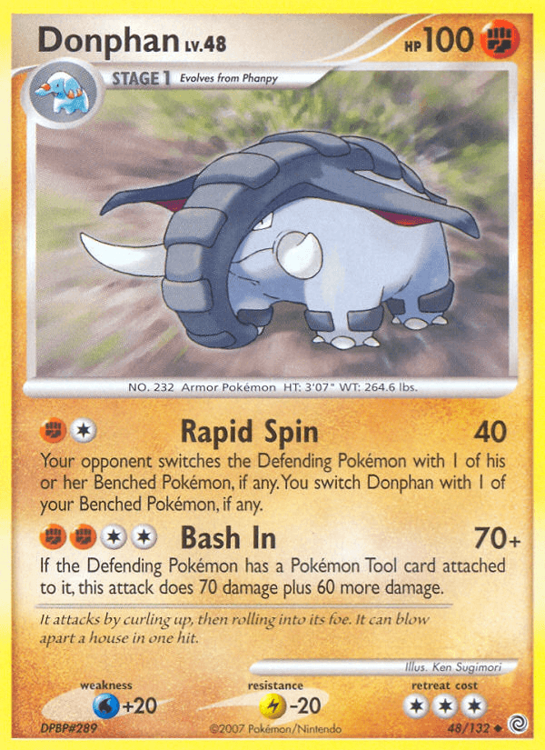 Carta Donphan 48/132 do set Secret Wonders — Pokémon TCG | Bynx