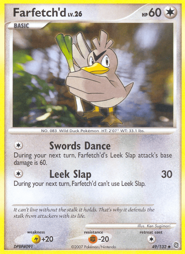 Carta Farfetch'd 49/132 do set Secret Wonders — Pokémon TCG | Bynx