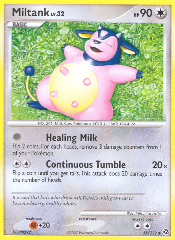 Carta Miltank 55/132 do set Secret Wonders — Pokémon TCG | Bynx