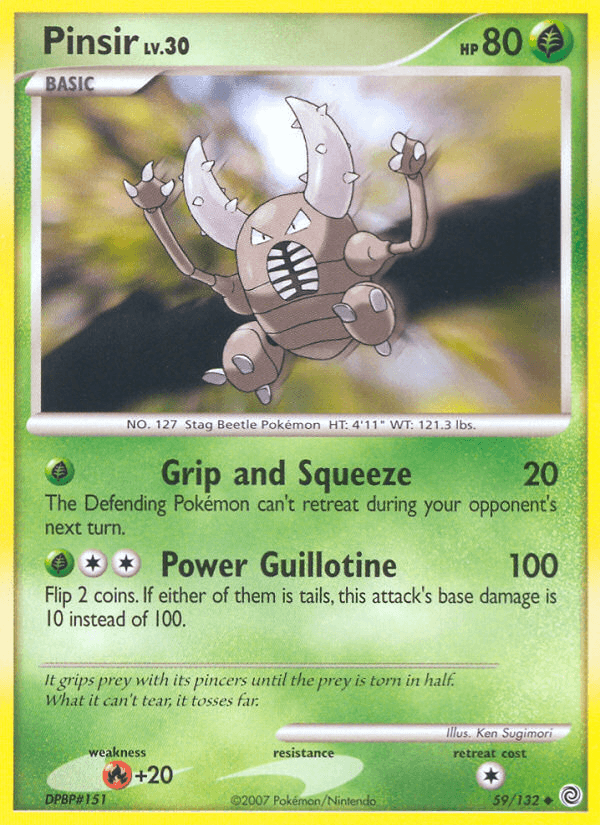 Carta Pinsir 59/132 do set Secret Wonders — Pokémon TCG | Bynx
