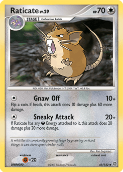 Raticate 61/132 — Maravilhas Secretas