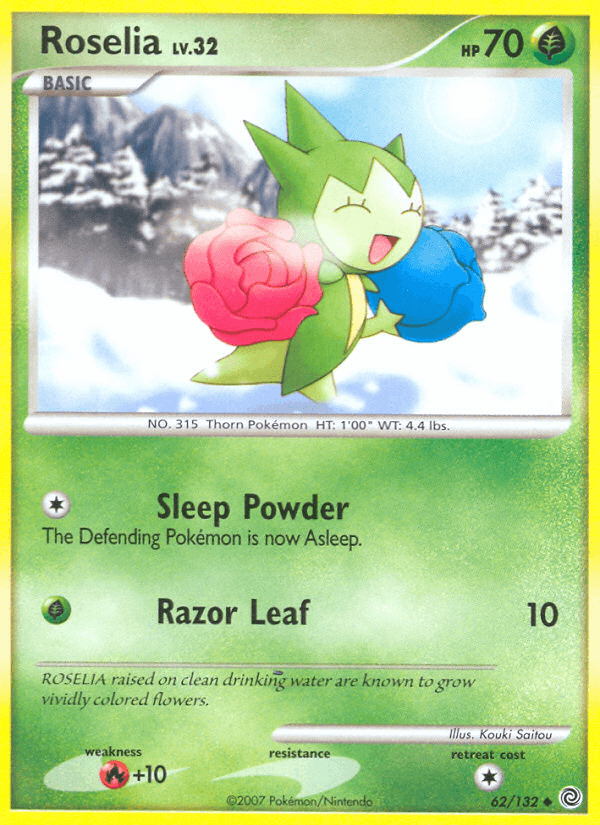 Carta Roselia 62/132 do set Secret Wonders — Pokémon TCG | Bynx
