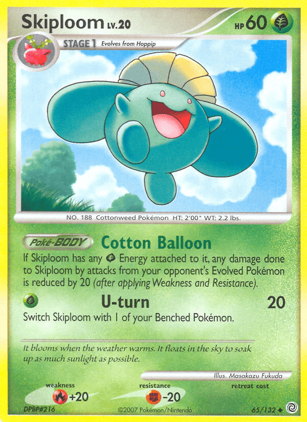 Carta Skiploom 65/132 do set Secret Wonders — Pokémon TCG | Bynx
