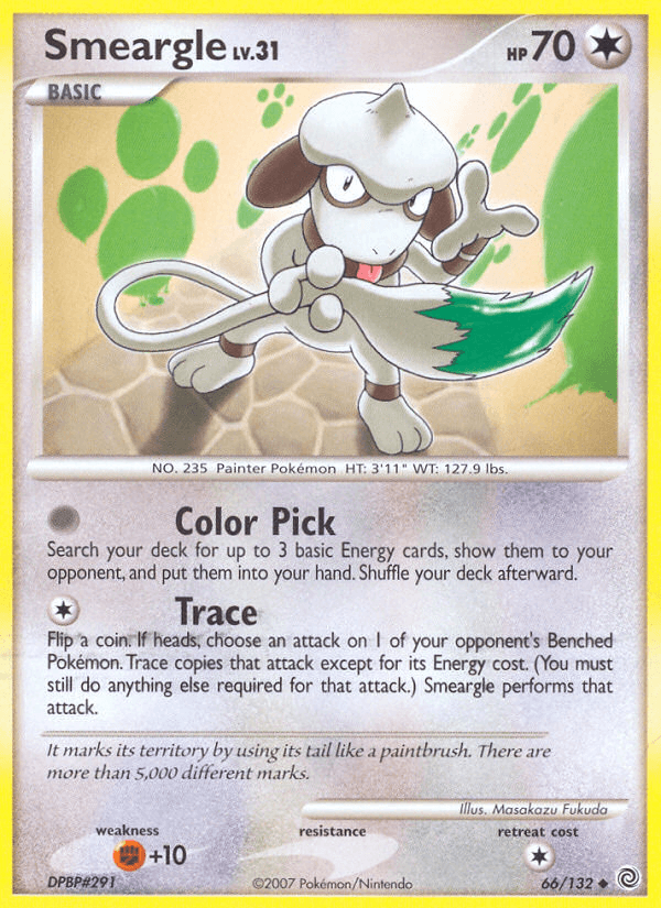 Carta Smeargle 66/132 do set Secret Wonders — Pokémon TCG | Bynx