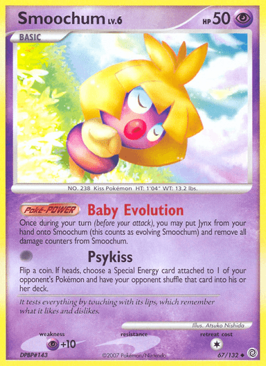 Carta Smoochum 67/132 do set Secret Wonders — Pokémon TCG | Bynx