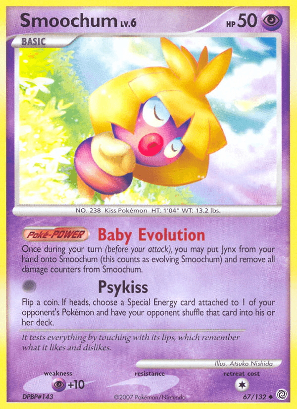 Carta Smoochum 67/132 do set Secret Wonders — Pokémon TCG | Bynx
