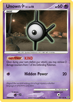 Unown [K] 68 — Secret Wonders