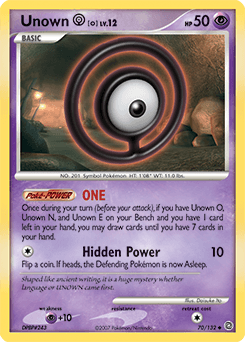 Unown [O] 70 — Secret Wonders