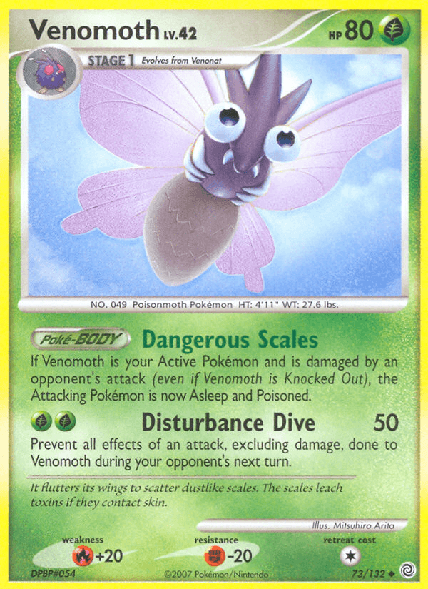 Carta Venomoth 73/132 do set Secret Wonders — Pokémon TCG | Bynx