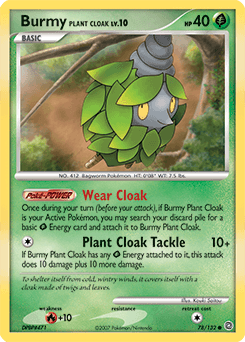 Burmy Plant Cloak 78/132 — Maravilhas Secretas