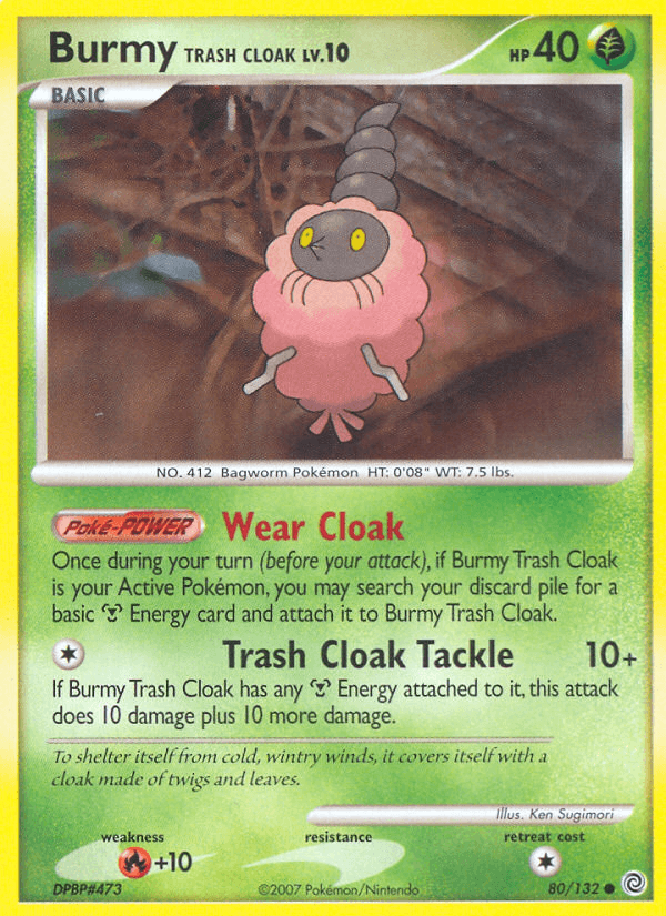 Carta Burmy Trash Cloak 80/132 do set Secret Wonders — Pokémon TCG | Bynx
