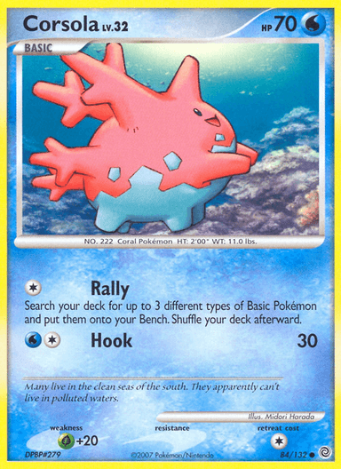 Carta Corsola 84/132 do set Secret Wonders — Pokémon TCG | Bynx