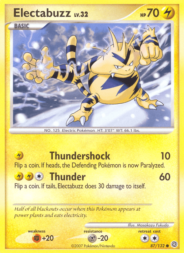 Carta Electabuzz 87/132 do set Secret Wonders — Pokémon TCG | Bynx
