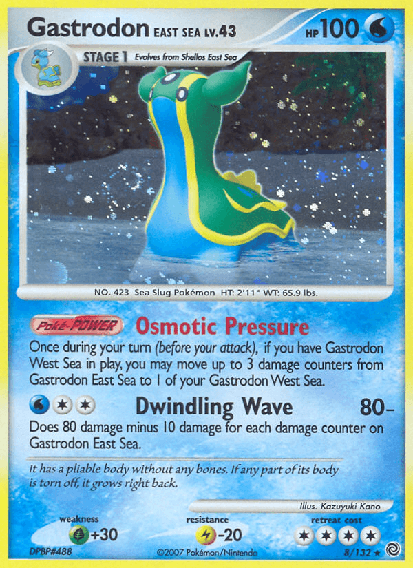 Carta Gastrodon East Sea 8/132 do set Secret Wonders — Pokémon TCG | Bynx
