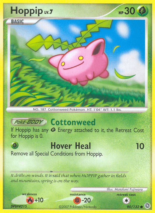 Carta Hoppip 90/132 do set Secret Wonders — Pokémon TCG | Bynx